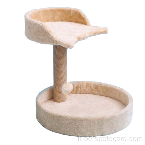 Black Cat Tree Relax Platform Cat Tower